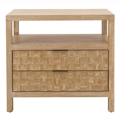 Terrena Nightstand/Side Table 2 Drawers - Whats New Furniture Portland OR