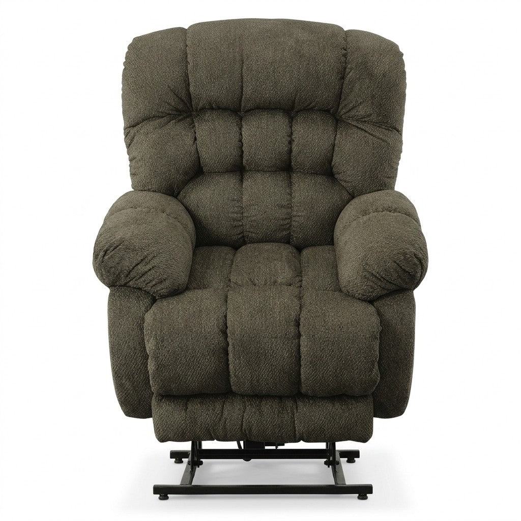 Newberg Power Lift Recliner by Stanton in Seamount Walnut — Oregon-made studio product photo — What&