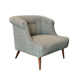 Re - Upholstered Vintage Chair detail view - Whats New Furniture - Portland, Oregon