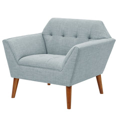 Newport Accent Chair - fabric detail - mid-century modern chairs - Whats New Furniture Portland OR