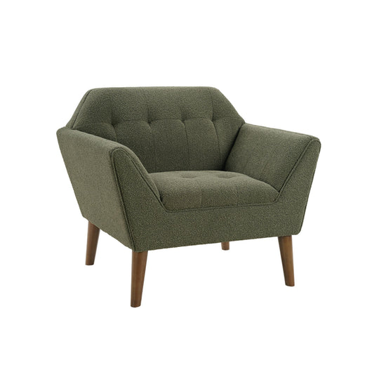 Newport Accent Chair - front view - mid-century modern chairs - Whats New Furniture Portland OR