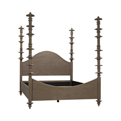 Ferret Weathered Bed in Mahogany - weathered poster bed by Noir Trading - Whats New Furniture Portland OR