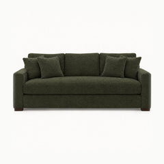 Nova Sofa in Shep Kale - studio front view - Stanton - Whats New Furniture Portland OR
