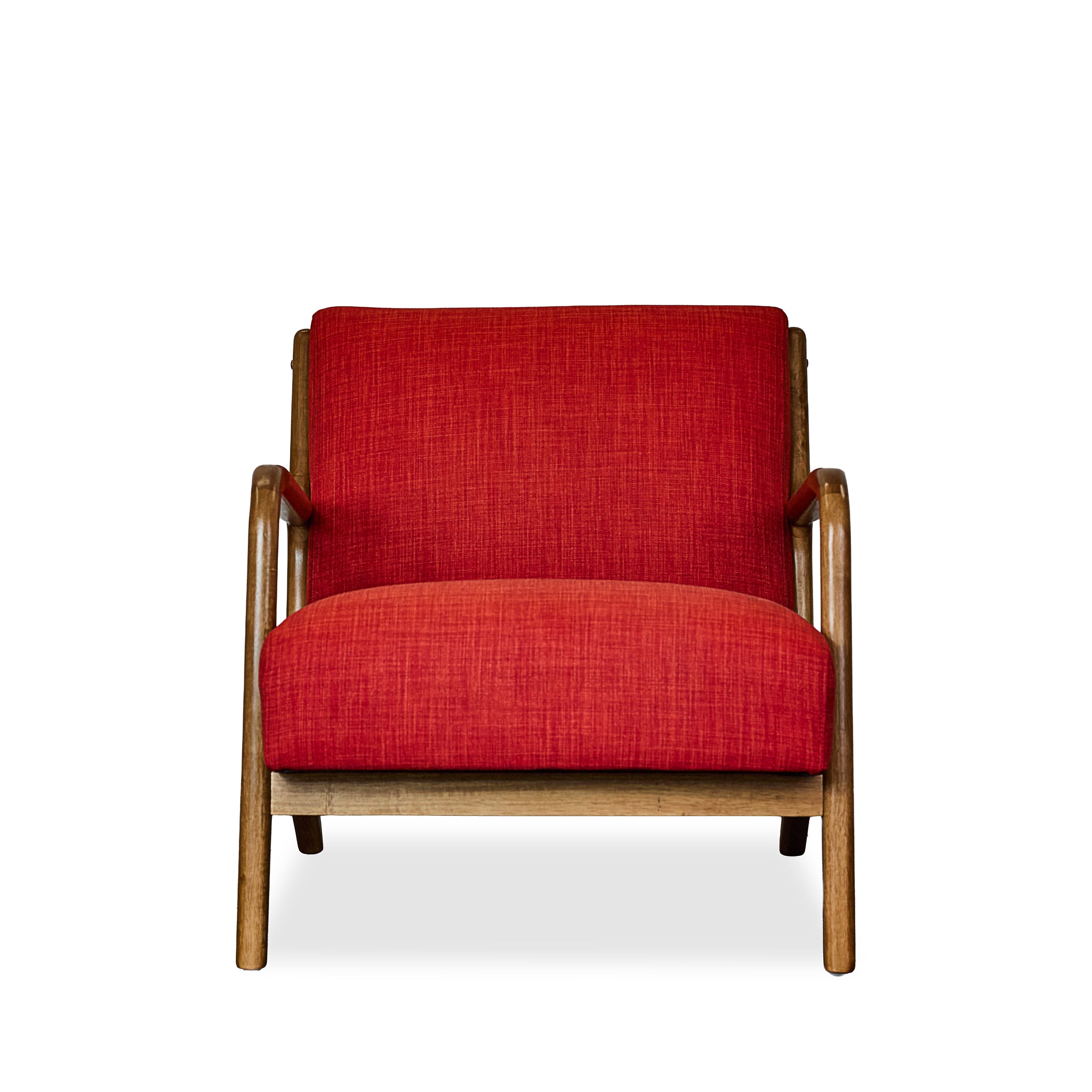 Novak Lounge Chair | Mid-Century Walnut Frame Accent – What's New