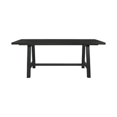 Bedford KD 79" Rect. Dining Table "A" Base in Brushed Black - studio - NPD - Whats New Furniture Portland OR