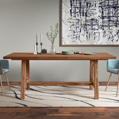 Bedford KD 79" Rect. Dining Table "A" Base - Whats New Furniture Portland OR