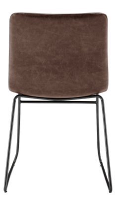 Bruce KD Faux Leather Dining Side Chair - What&