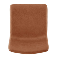 Bruce KD Faux Leather Dining Side Chair - What&