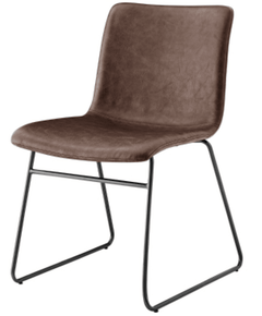 Bruce KD Faux Leather Dining Side Chair - What&