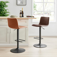 Bruce KD Gaslift Bar Swivel Stool - What&