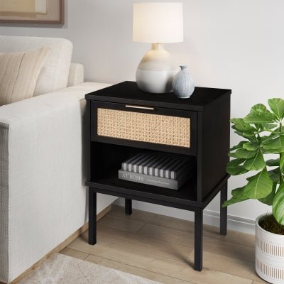 Caine KD Rattan Nightstand/Side Table - Whats New Furniture - Portland, Oregon