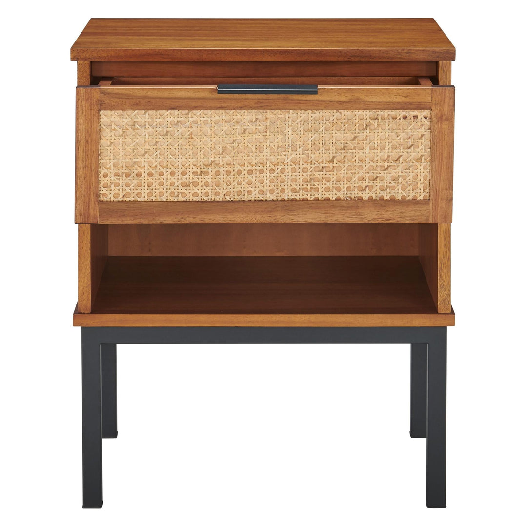 Caine KD Rattan Nightstand/Side Table - What&