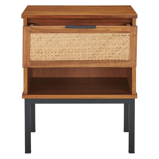Caine KD Rattan Nightstand/Side Table - What&