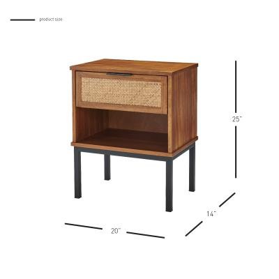 Caine KD Rattan Nightstand/Side Table - Whats New Furniture - Portland, Oregon