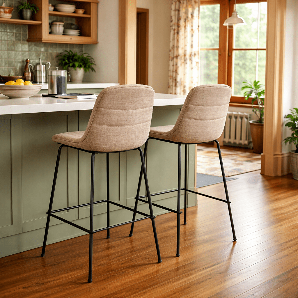 Caleb Fabric Counter Stool - Whats New Furniture - Portland, Oregon