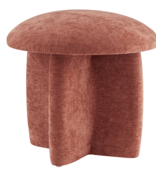 Cielo Chenille Ottoman - What&