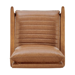 Edmond Faux Leather Accent Arm Chair - What&