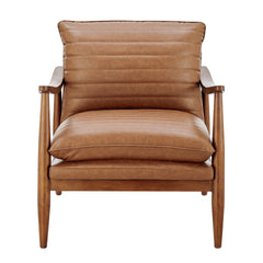 Edmond Faux Leather Accent Arm Chair - What&