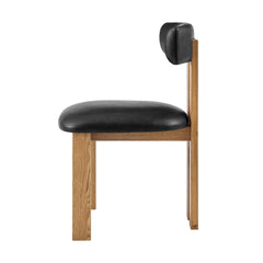 Hailey Dining Side Chair in Casa Black - alternate angle - mid-century modern dining chairs - Whats New Furniture Portland OR