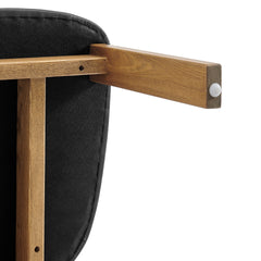 Hailey Dining Side Chair in Casa Black - alternate angle - mid-century modern dining chairs - Whats New Furniture Portland OR