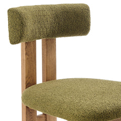 Hailey Dining Side Chair in Palladian Green - alternate angle - mid-century modern dining chairs - Whats New Furniture Portland OR