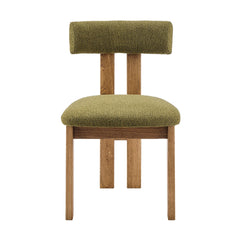 Hailey Dining Side Chair in Palladian Green - front angle - mid-century modern dining chairs - Whats New Furniture Portland OR