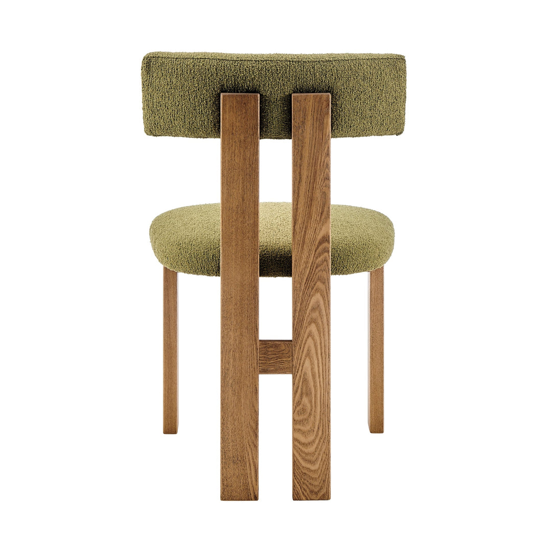 Hailey Dining Side Chair in Palladian Green - alternate angle - mid-century modern dining chairs - Whats New Furniture Portland OR
