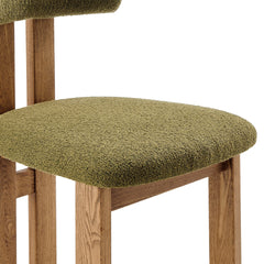 Hailey Dining Side Chair in Palladian Green - alternate angle - mid-century modern dining chairs - Whats New Furniture Portland OR