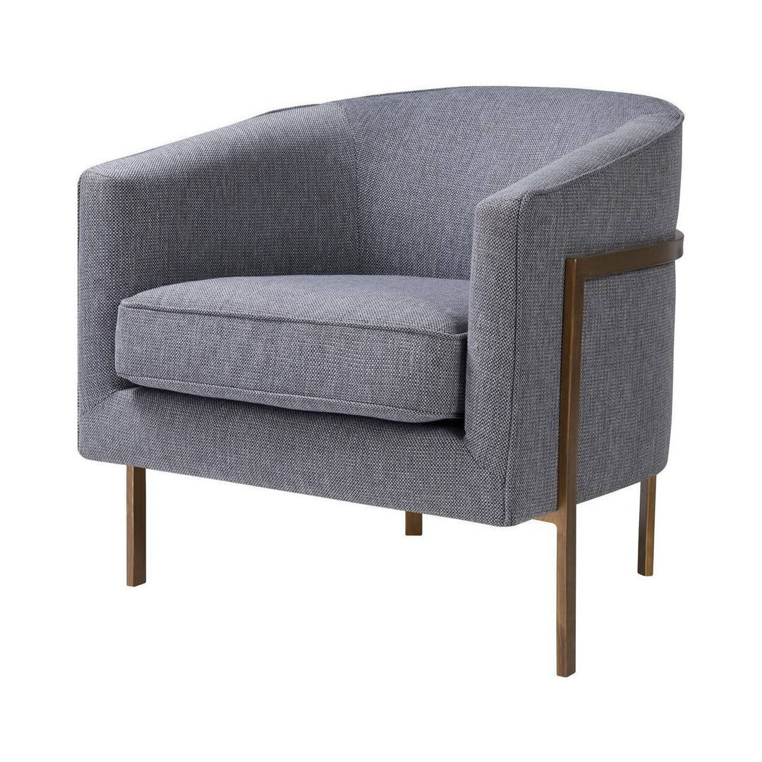 Harrod Accent Arm Chair in Tweed Gray - accent arm chair by NPD - Whats New Furniture Portland OR