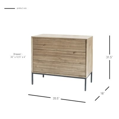 Hathaway 3 - Drawer Chest - Whats New Furniture - Portland, Oregon