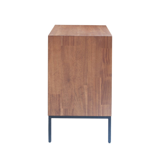 Newton Brown Hathaway 3-Drawer Chest - acacia wood - Whats New Furniture Portland Oregon