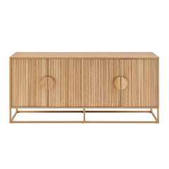 Ingrid Sideboard in Natural ash wood - Japandi modern sideboard - Whats New Furniture Portland OR