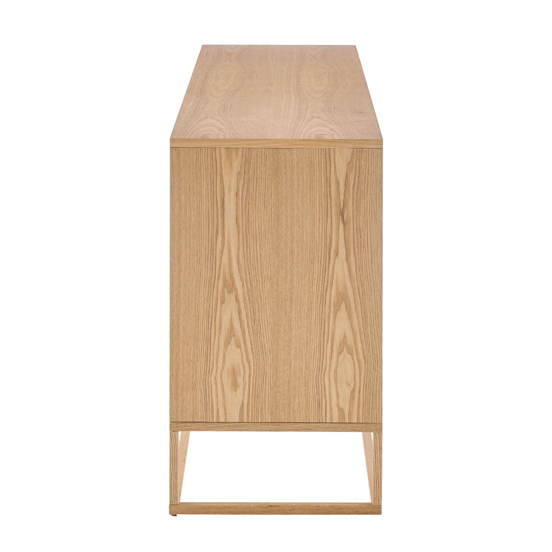 Ingrid Sideboard in Natural ash wood - Japandi modern sideboard - Whats New Furniture Portland OR