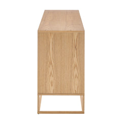 Ingrid Sideboard in Natural ash wood - Japandi modern sideboard - Whats New Furniture Portland OR