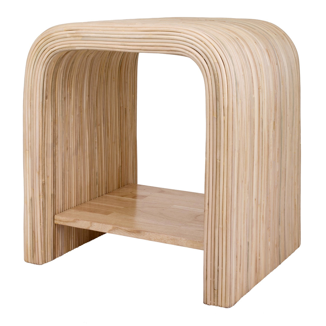 Kyran Rattan Side Table - Whats New Furniture Portland OR