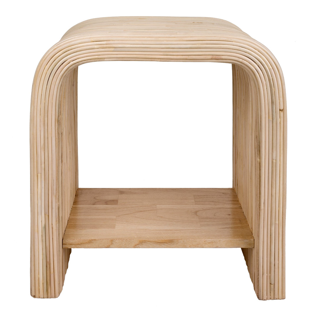 Kyran Rattan Side Table - Whats New Furniture Portland OR