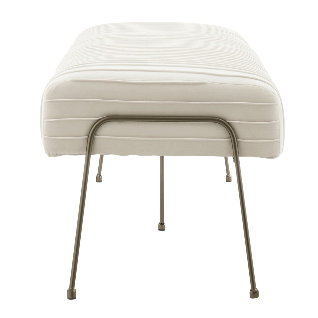 Merritt Pleated Bench - Whats New Furniture - Portland, Oregon