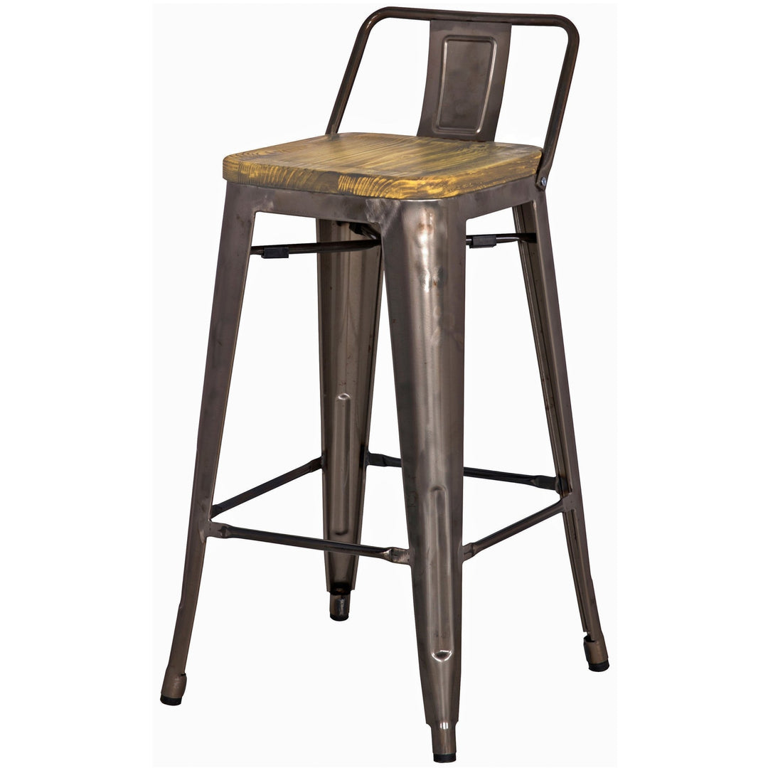 Metropolis Counter Stool Low Back - What's New Furniture - Portland, Oregon