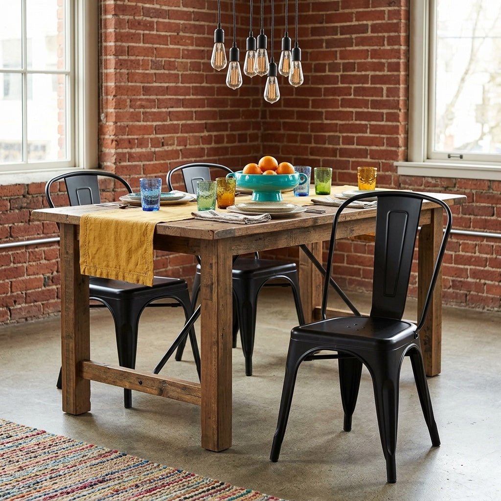 Metropolis Metal Dining Chair - Lifestyle - What&