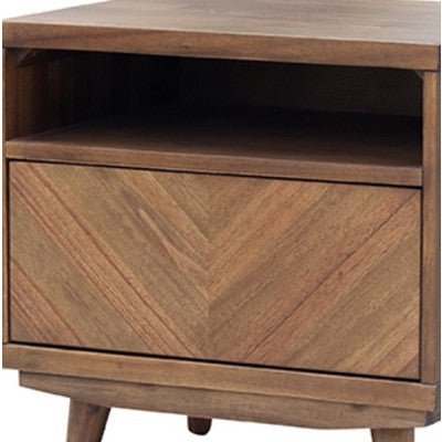 Piero KD Chevron Nightstand/Side Table - Whats New Furniture - Portland, Oregon