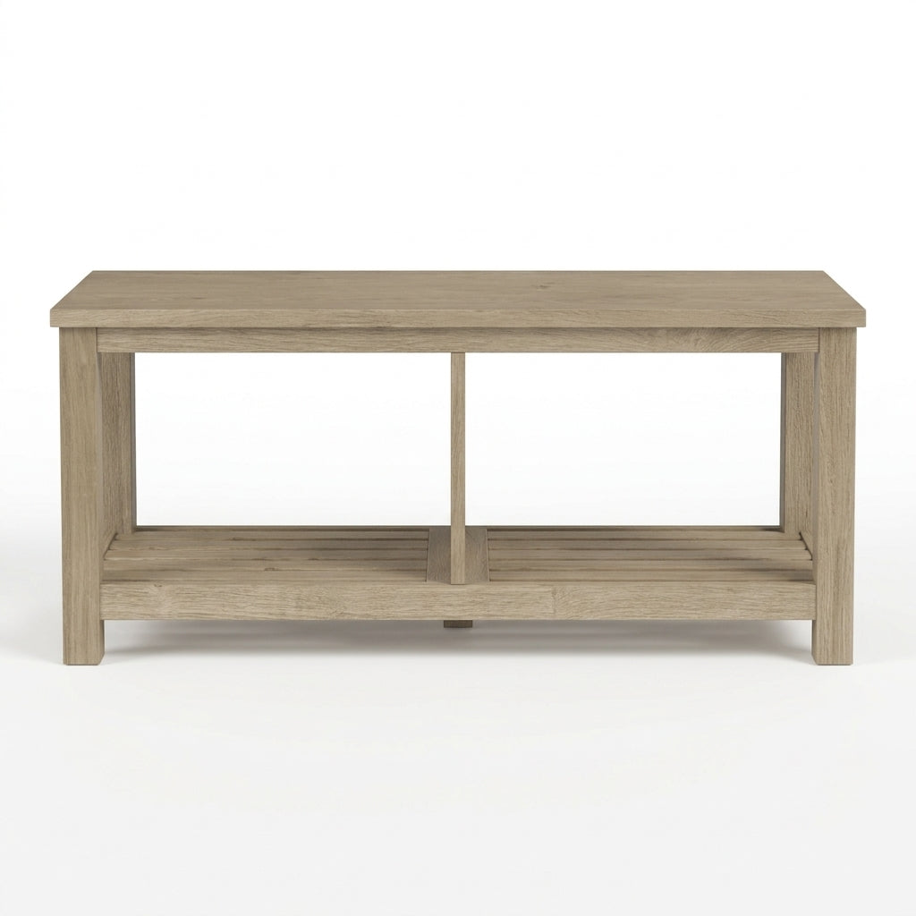 Tiburon KD TV Bench in Drifted Sand - Whats New Furniture Portland OR