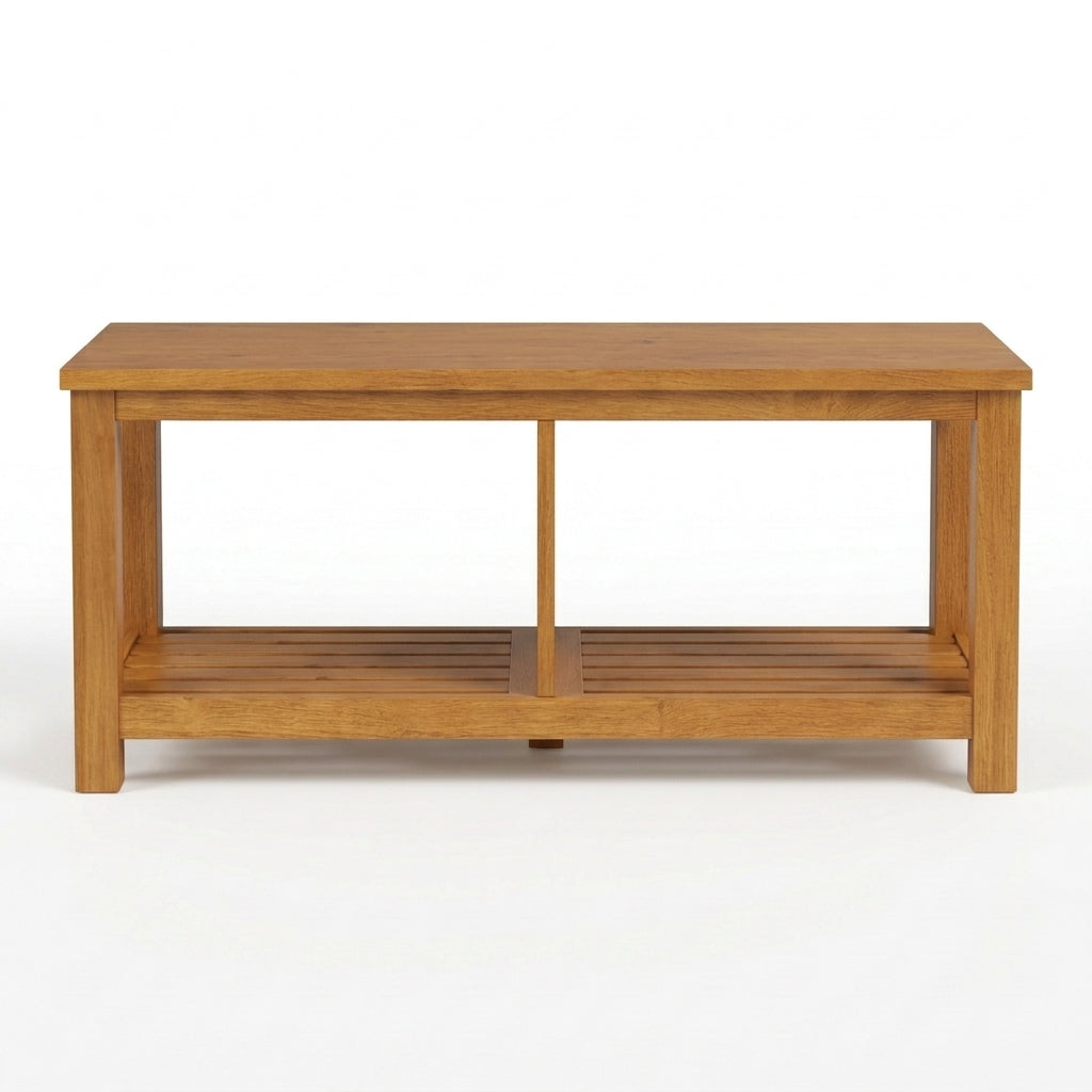 Tiburon KD TV Bench in Amber - Whats New Furniture Portland OR