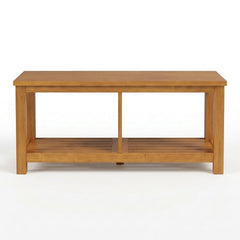 Tiburon KD TV Bench in Amber - Whats New Furniture Portland OR