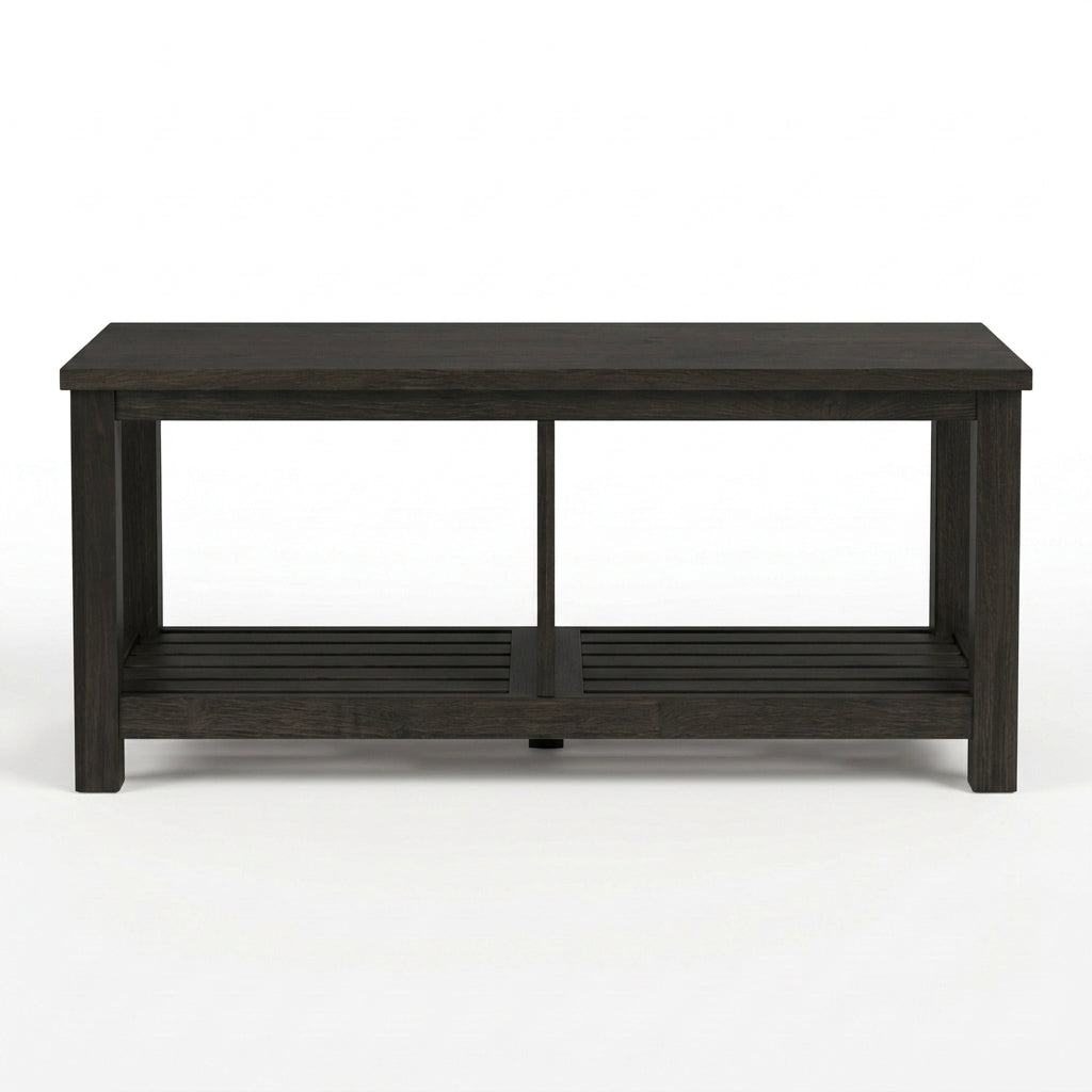 Tiburon KD TV Bench in Alto Black - Whats New Furniture Portland OR