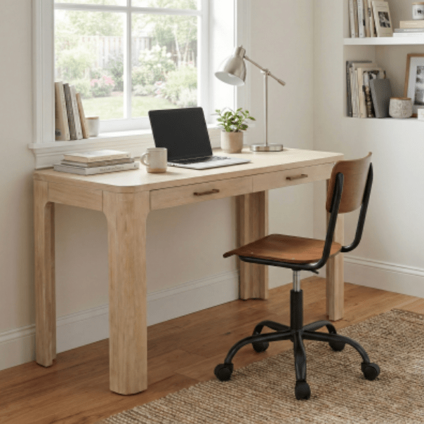 Trevin Desk 2 Drawers - What&
