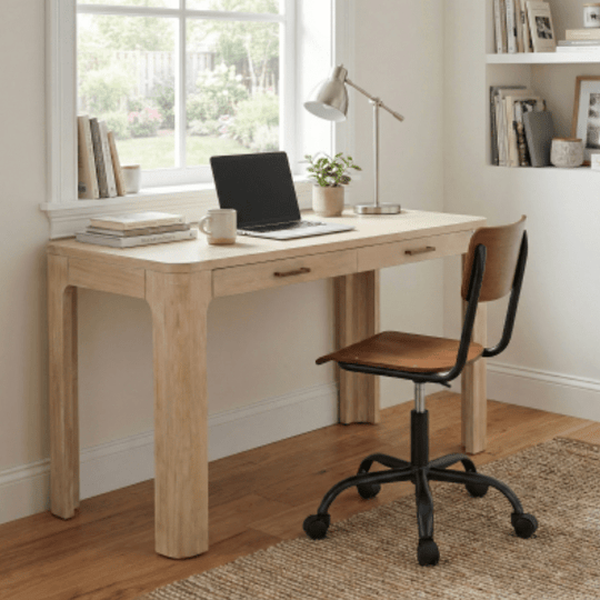 Trevin Desk 2 Drawers - What&