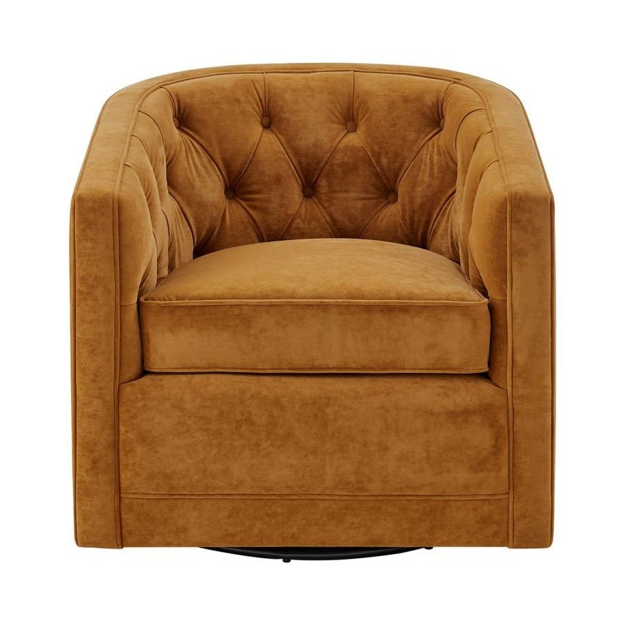 Walsh Swivel Arm Chair in Dainty Caramel - swivel arm chair by NPD - Whats New Furniture Portland OR
