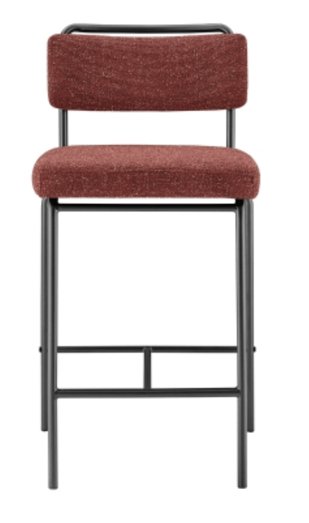 Zander Chenille Counter Stool - What's New Furniture - Portland, Oregon