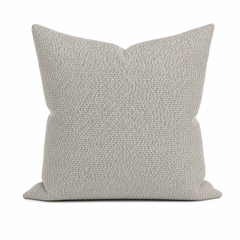 Nubby Sandstone Textured Throw Pillow front view by Decor Fifty-Five - Whats New Furniture Portland OR