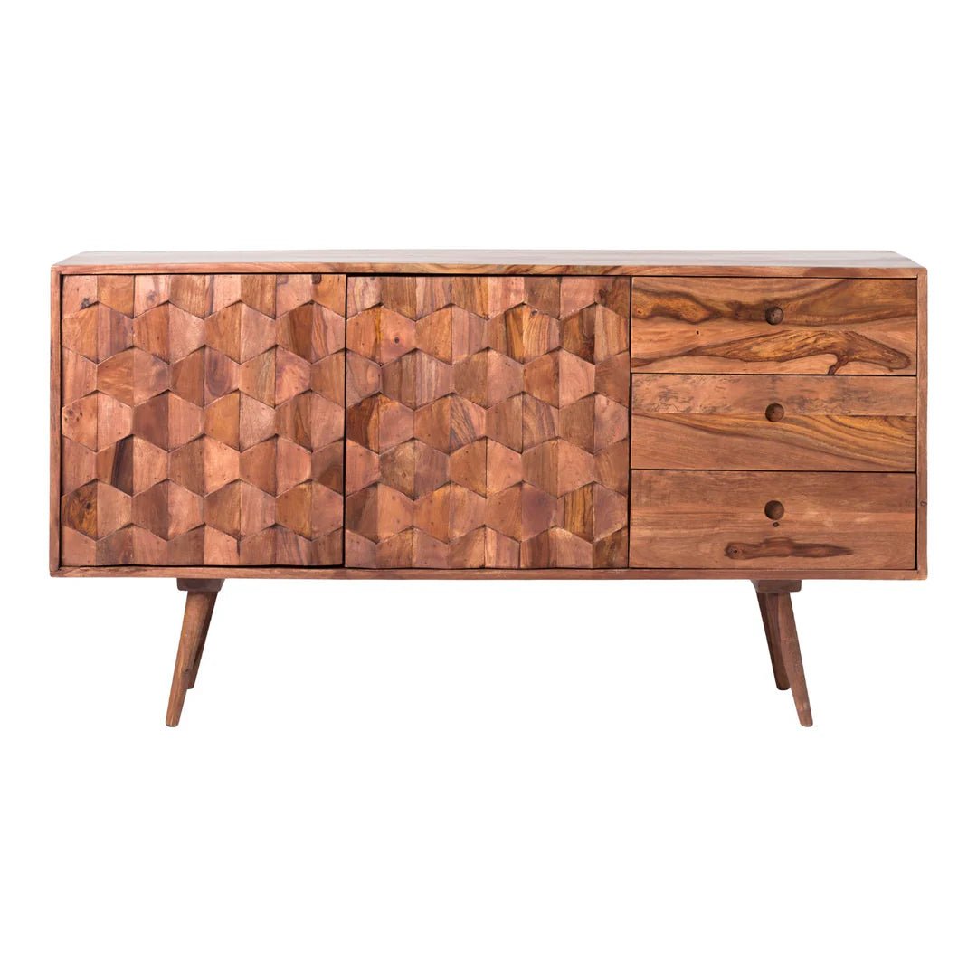 O2 Sideboard in Brown - brown sideboard by Moe's - Whats New Furniture Portland OR
